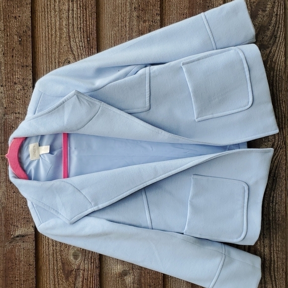 Chicos light blue Blazer Jacket size 0 excellent condition lined - Picture 1 of 6